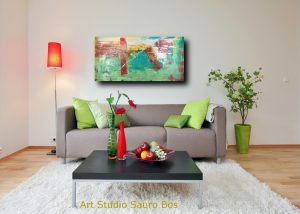 quadri astratti su tela verde c199 300x214 - paintings-abstracts-on-canvas-green-c199